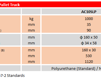 Super Low Profile Hand Pallet Truck – AC10SLP